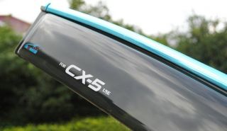 2012 Mazda CX 5 CX5 Acrylic Side Window Deflector Vent Visors Rain