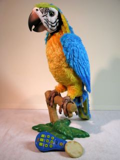 Squawkers McCaw Talking Parrot Hasbro Furreal Friends Complete