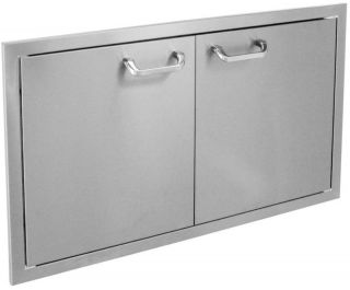 36 x 22 BBQ Island 304 Stainless Steel Deluxe Double Access Doors
