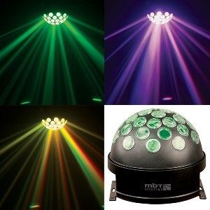 MBT LED Roto Star Color Rotating Dome Effects Light DJ