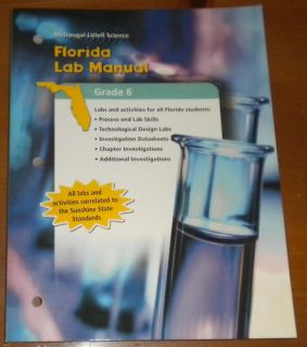 McDougal Littell Science Florida Lab Manual Grade 6 New