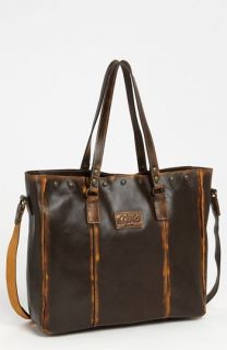 Patricia Nash Gava Large Tote Dark Brown Italian Leather Womens Bag