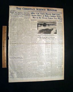 Cocoanut Grove Boston MA Fire Holocaust 1942 Newspaper