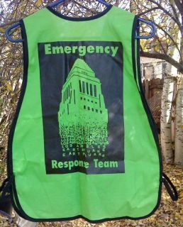 Los Angeles Earthquake Emergency Response Team Vest from Late 1980s