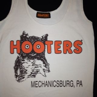Hooters Uniform Shirt Mechanicsburg PA Sexy XS Sleeveless