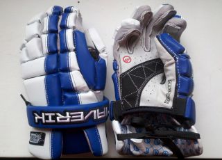 New Maverik Legacy Glove Lacrosse Royal WHITE12 L002