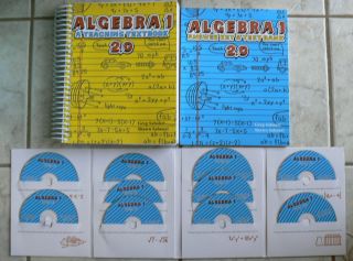 Teaching Textbooks ALGEBRA 1, 2.0 Edition COMPLETE SET Books/CDs NICE