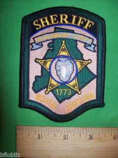 Mecklenburg County North Carolina Sheriff Shield Patch