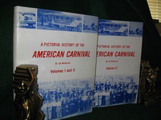  HISTORY OF THE AMERICAN CARNIVAL VOL I II III SIGNED BY MCKENNON
