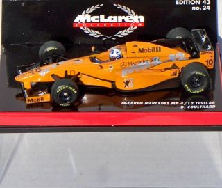 Minichamps McLaren MP 4 12 Testcar David Coulthard F 1 Indy Car 1 43