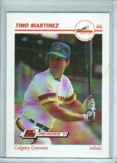91 Line Drive Tino Martinez RC Seattle Mariners