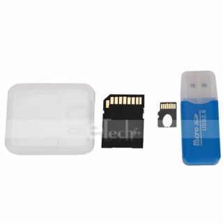New 16GB Micro SD SDHC TF Flash Memory Card SD Card Adapter Reader