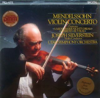 Silverstein Mendelssohn Violin CTO Pro Arte SEALED