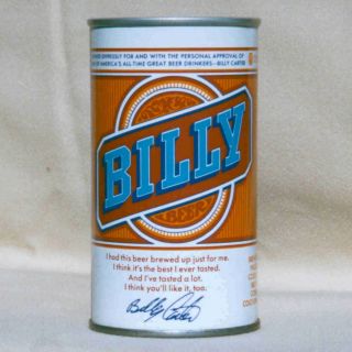 1970s Billy Beer Can Steel Cold Spring Minnesota It Is Bottom Opened