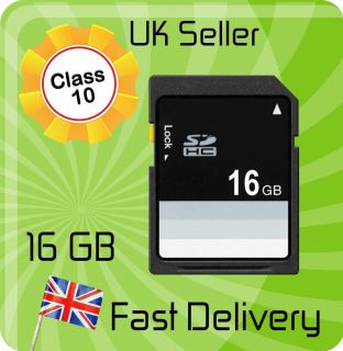 16GB Memory Card SD SDHC for Nikon Coolpix S550 S560