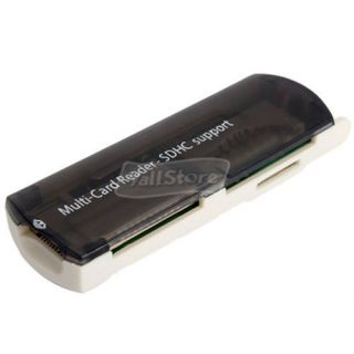 USB 2 0 SD SDHC TF MS Multi Memory Card Reader Black