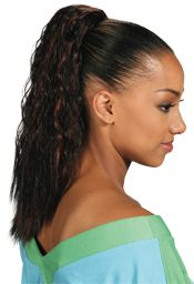 Synthetic Hair Drawstring Ponytail Olive Tail