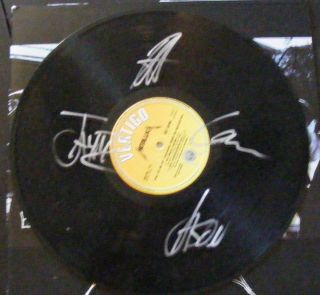 Metallica Autographed Vinyl Record Signed x4 Hetfield, Ulrich, Newsted
