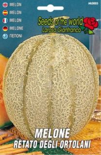 Semi Sementi Seeds Melone Retato Degli Ortolani