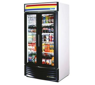 True GDM 35RF Curved Glass Refrigerator Merchandiser