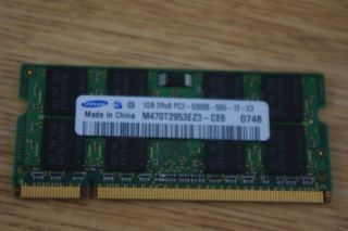 1GB Samsung Memory Module 2Rx8 PC2 5300S 555 12 E3 Laptop DDR2 667MHz