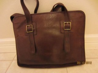 Vintage Michael Green Leather Bag Brief Purse Seattle