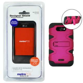 Designer Cell Phone Kickstand Case Metro Pcs LG Motion 4G w Screen