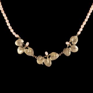 Water Lily Necklace by Michael Michaud Jewelry