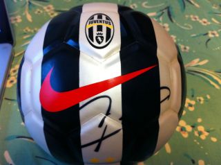 Michel Platini Signed Autographed Mini Soccer Football ball Juventus