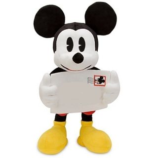 Disney Postcard Mickey Mouse 16 Super Soft Plush Toy