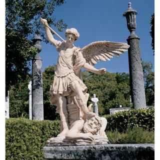 Archangel Saint Michael Sculpture Angel Estate Size Statue Garden