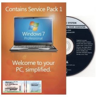 Microsoft Windows 7 Professional 64bit w SP1 and COA License