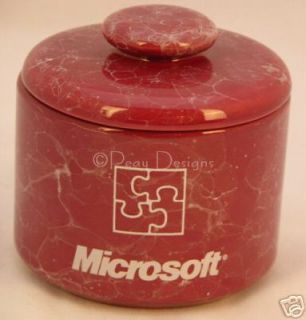Vintage Microsoft Happy Birthday Money Jar RARE