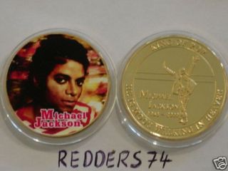 1958 2009 Michael Jackson Tribute Gold Proof Coin MJ1
