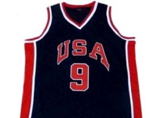 Michael Jordan Team USA Jersey Blue New Any Size