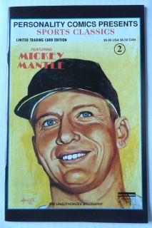 Mickey Mantle Baseball Classics Personality Sports Comics Limited Card