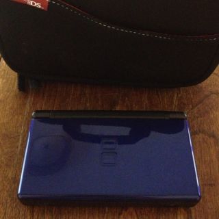 Nintendo DS Lite Cobalt and Black Handheld System