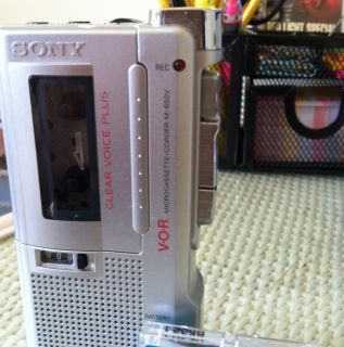 Sony Micro Cassette Recorder M 650V Good Condition