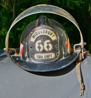 Middlebury Ct Fire Dept Helmet MSA Topgard Nice