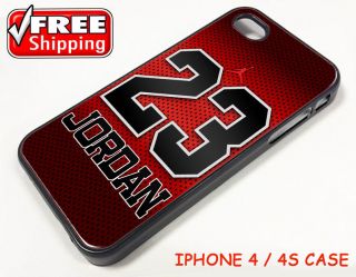 Michael Jordan NBA Chicago Bulls Nike Air iPhone 4 4S Case Apple Phone