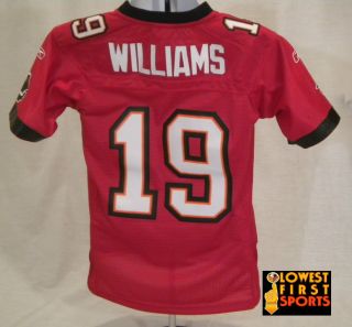 Mike Williams 19 Tampa Bay Buccanears Reebok NFL Sewn Jersey New $75