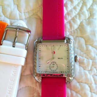 Michele 18mm Diamond Milou Watch