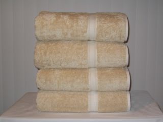 Bath Towels 100 Pima Cotton AWESOME Honey Color Made in the USA 1888