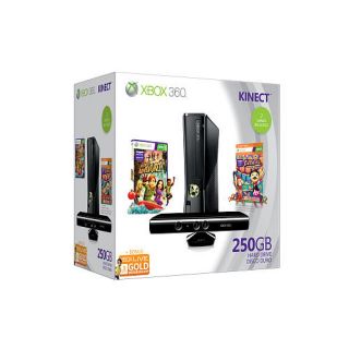 Microsoft Xbox 360 Slim (Latest Model)  Kinect Holiday Bundle 250 GB