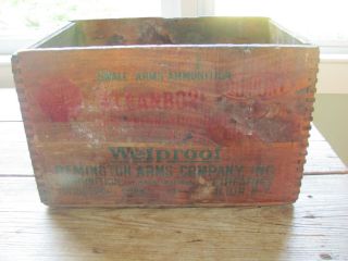 Vintage Remington Arms Crate Ammunition Box