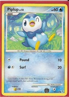 Pokemon Supreme Victors Piplup LV 13 Card 121