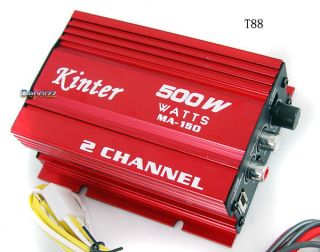 500W Mini Stereo Power Amplifier for Car Motorcycle DB9