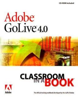 Adobe GoLive 4.0 by Adobe Creative Team 1999, CD ROM Paperback