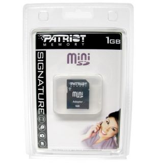 Patriot 1GB MINI SD MEMORY CARD w SD Adapter for SIDEKICK 3 LG VX9800