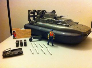 1984 Vintage Killer Whale Hovercraft with Driver and Filecard